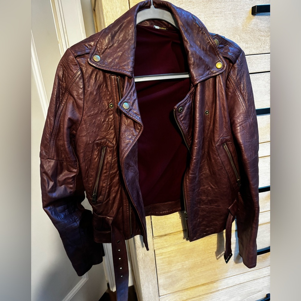 Rebecca Minkoff Leather Motorcycle Jacket